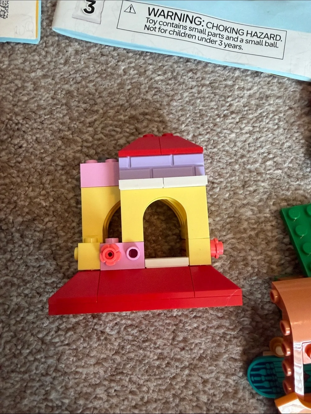 Lego Disney 43261 set incomplete missing many pieces